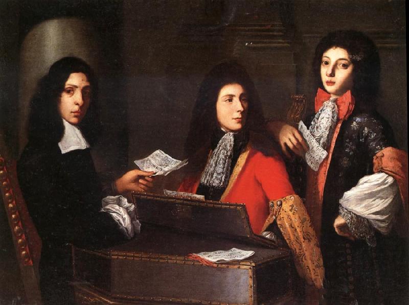 Anton Domenico Gabbiani Portrait of Musicians at the Medici Court oil painting image